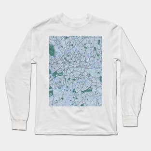 London City Map | Map of London City Long Sleeve T-Shirt